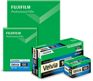 FUJIFILM Velvia 100 35mm film