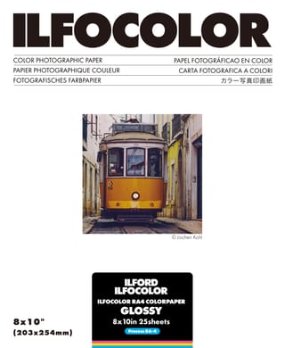ILFORD ILFOCOLOR RA4 COLORPAPER Glossy 8x10 25枚 paper