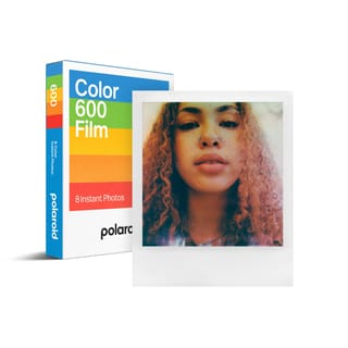 Polaroid Polaroid(宝丽来)Color 600 Film 彩色相纸 8张 内置电池 白框 (6002) instant-film