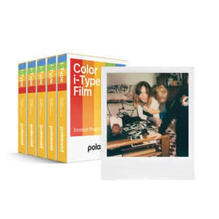 Polaroid Polaroid（ポラロイド）インスタントフィルム Color i-Type Film 5パックセット カラーフィルム 40枚入り（8枚×5） フレームカラー白 (6010) instant-film
