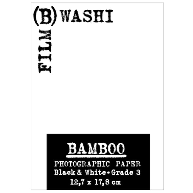 Film Washi B Bamboo Photographic Paper 12.7 × 17.8 cm