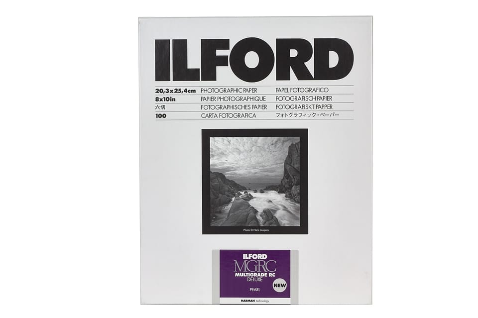 ILFORD MULTIGRADE RC DELUXE Pearl 8x10 Printing paper