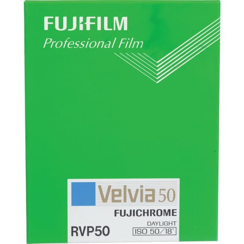 FUJIFILM Velvia 50 Sheet Film 8x10 Film
